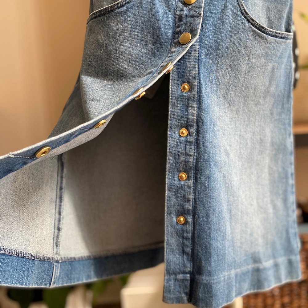 NWOT • Frame Claire Denim Mini Dress - Picture 7 of 8